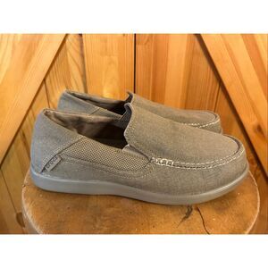 Crocs Santa Cruz II Loafers Size M8Unisex Khaki Slip on Shoes